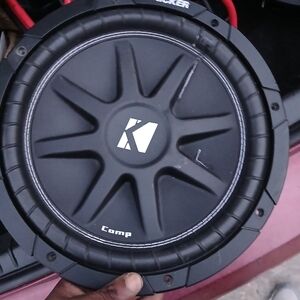 Kickers Black Car Audio Subwoofer